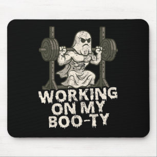 Arbeiten an meinem boo-ty-lustigen Halloween-Muske Mousepad