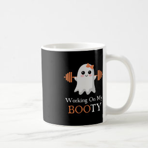 Arbeiten an meinem Hintern Boo-Ty Funny Halloween  Kaffeetasse