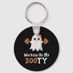 Arbeiten an meinem Hintern Boo-Ty Funny Halloween  Schlüsselanhänger
