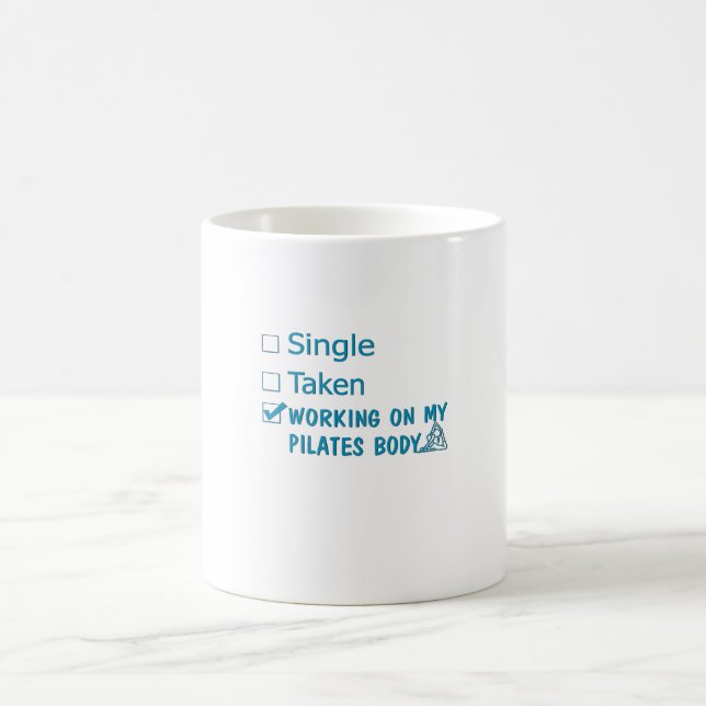 Arbeiten an meinem Kopfkissen Kaffeetasse (Mittel)