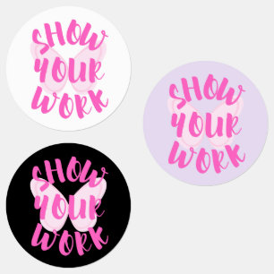 Arbeiten anzeigen etiketten