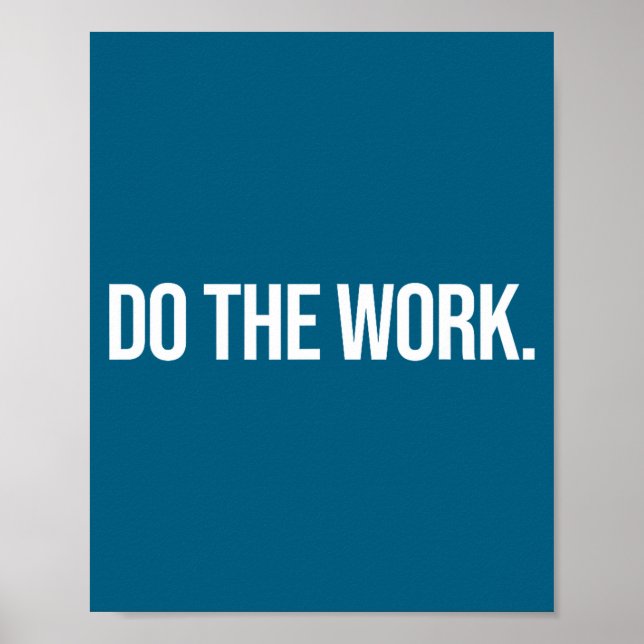 Arbeiten Dotheworkdesigns Klein Schwarz Poster (Vorne)