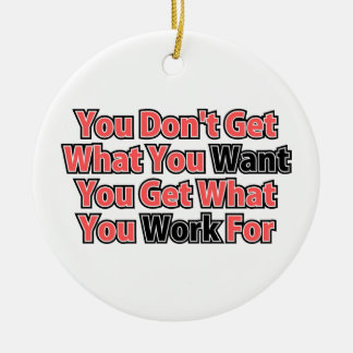 Arbeiten für das inspirierende Sprichwort Keramik Ornament