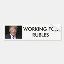 Arbeiten für Rubel Anti-Donald Trumpf