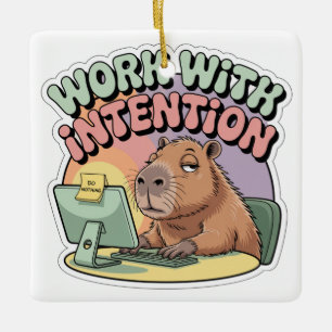 Arbeiten mit Absicht Keramikornament