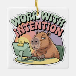 Arbeiten mit Absicht Keramikornament