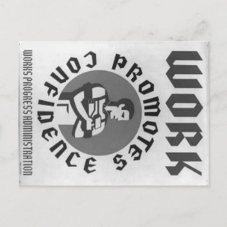 Arbeiten Postkarte