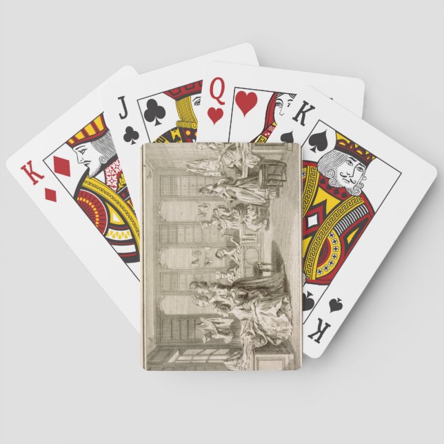 Arbeiten Sie Geschäft, von der "Enzyklopädie" Spielkarten (Rückseite)