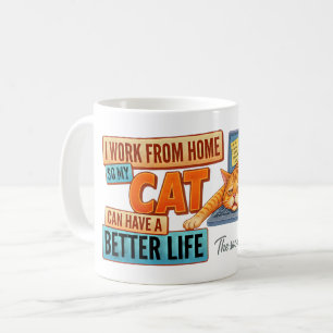Arbeiten Sie von zu Hause aus Tasse - Lustiges WFH
