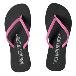 Arbeiten von Zuhause-Flip-Flops Flip Flops