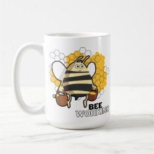 arbeitende Biene Kaffeetasse