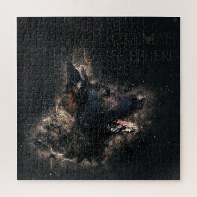 Arbeitender Schäferhund-Hund - GSD (Vertikal)