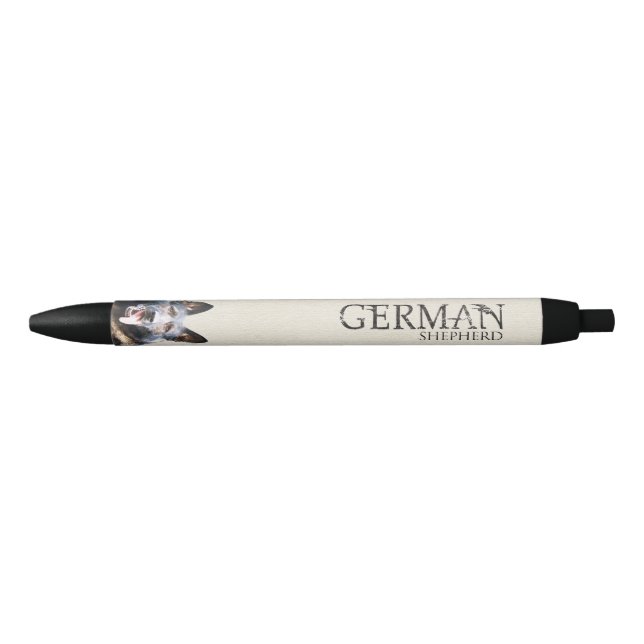 Arbeitender Schäferhund-Hund - GSD Kugelschreiber (Vorderseite)