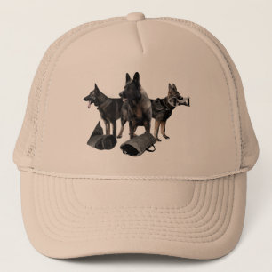 Arbeitender Schäferhund-Hund - GSD Truckerkappe