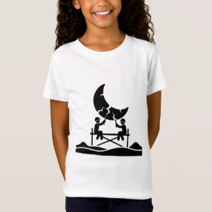 Arbeiter zur Reparatur des Mondrisses auf dem Gerü T-Shirt