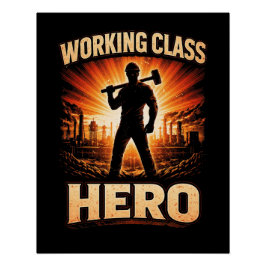 Arbeiterheld Poster