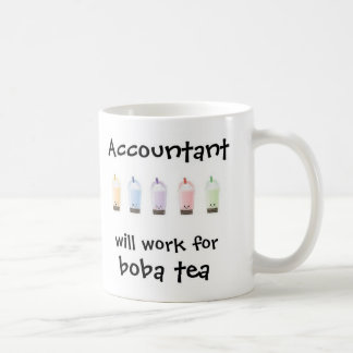 Arbeitet für Boba Tee Kaffeetasse