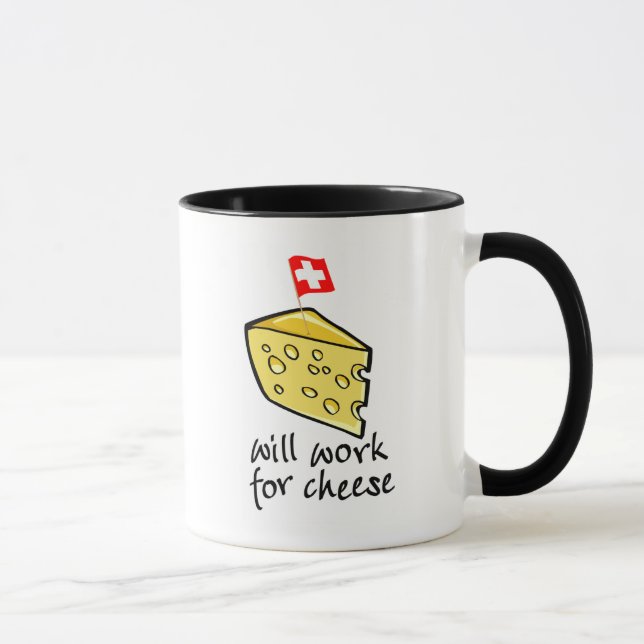 Arbeitet für Käse Tasse (Rechts)