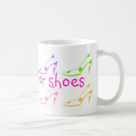 Arbeitet für Schuhe Kaffeetasse