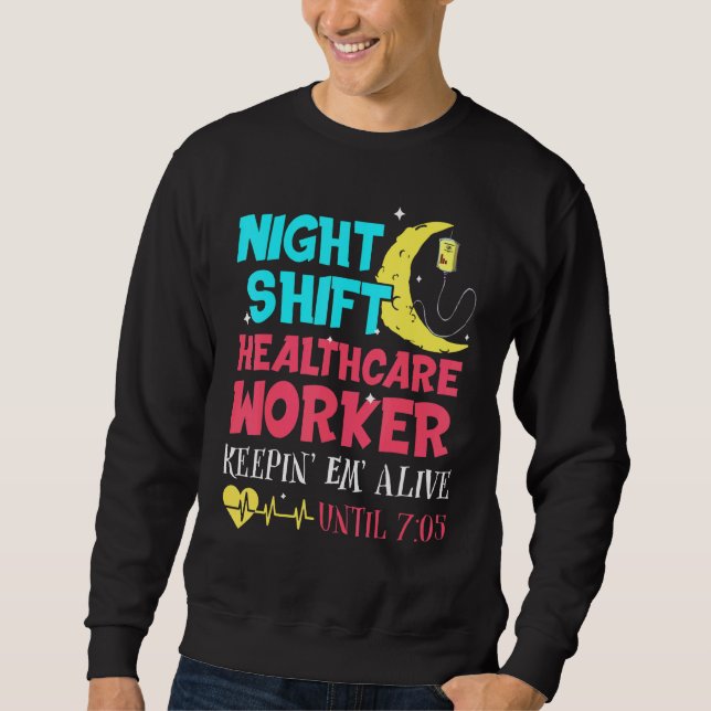 Arbeitnehmer im Gesundheitswesen 2 Sweatshirt (Vorderseite)