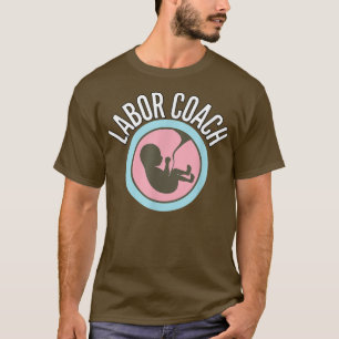 Arbeits-TrainerhemdSchwangerschaftsankündigung Shi T-Shirt