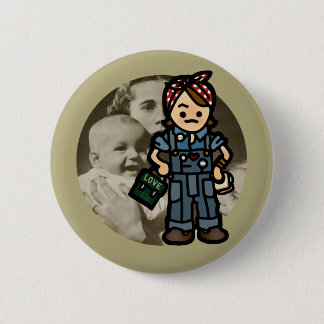 Arbeitsabzeichen Button