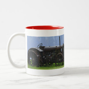 Arbeitsfahrzeug für schwere Nutzfahrzeuge Zweifarbige Tasse