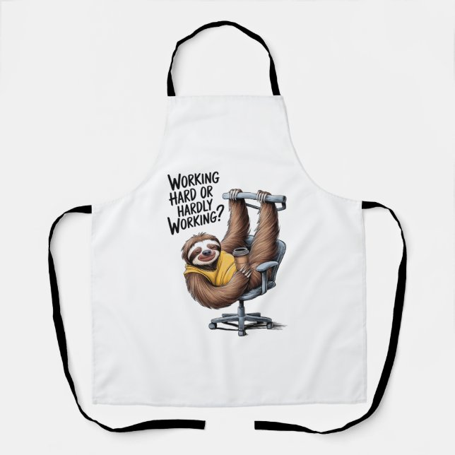 Arbeitsfest oder kaum arbeitend schürze (Vorderseite)