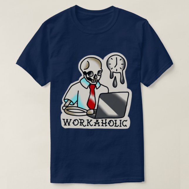 arbeitsintensiv T-Shirt (Design vorne)