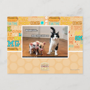 Arbeitskitte Postkarte