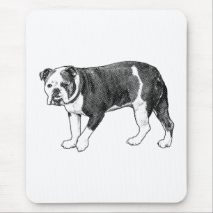 Arbeitskollege, Bulldogge Dot-Mauspad Mousepad