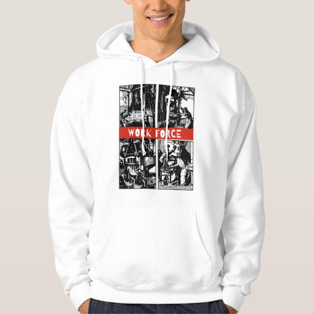 Arbeitskraft Hoodie (Vorderseite)