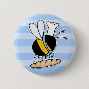 Arbeitskraftbiene - Bäcker Button