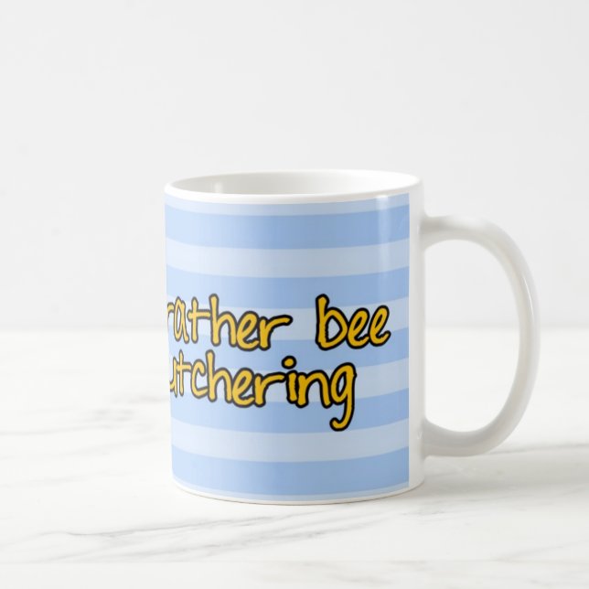 Arbeitskraftbiene - Metzger Kaffeetasse (Rechts)