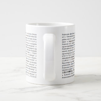 Arbeitskräfte der Welt, vereinigen! Tasse