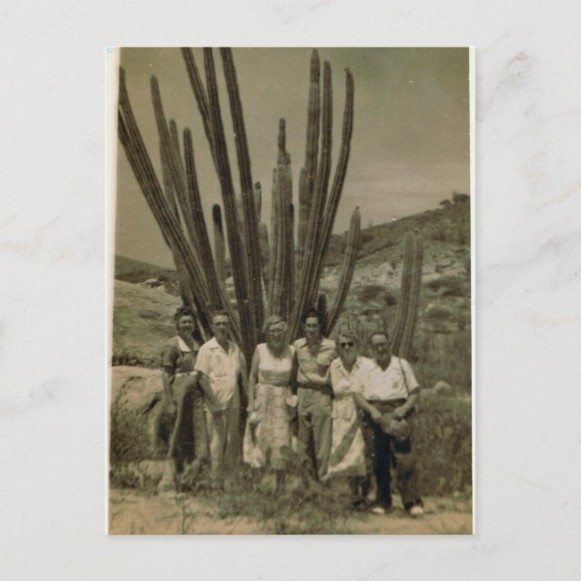 Arbeitskräfte für Esso in Aruba Postkarte (Vorderseite)