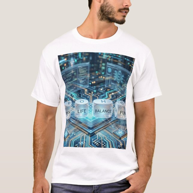 Arbeitslebensbalance | Tech-Programmierer Coding | T-Shirt (Vorderseite)