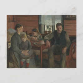 Arbeitslose Postkarte