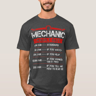 Arbeitslosenzahlen bei sonnigen Vätern Mechanische T-Shirt