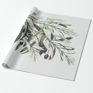 ARBEITSPAPIER: OLIVE BRANCH GESCHENKPAPIER