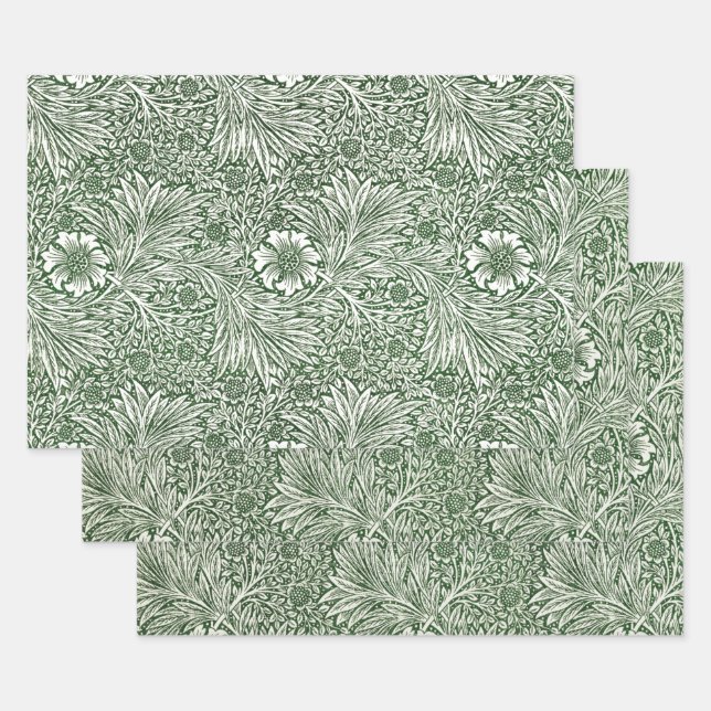 ARBEITSPAPIER : WILLIAM MORRIS : MARIGOLD GESCHENKPAPIER SET (Set)