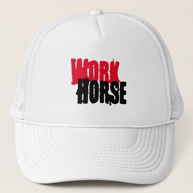 Arbeitspferd Trucker Hat Truckerkappe (Vorderseite)