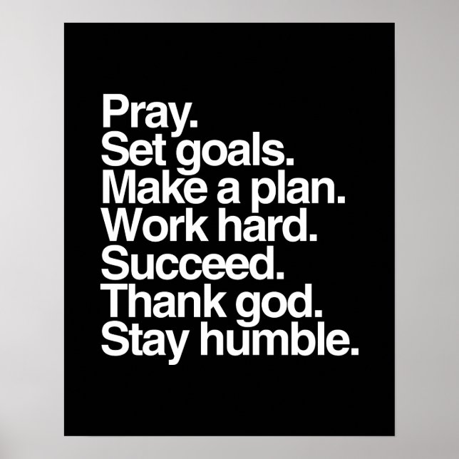 Arbeitsplatz Motivierend Poster (Vorne)