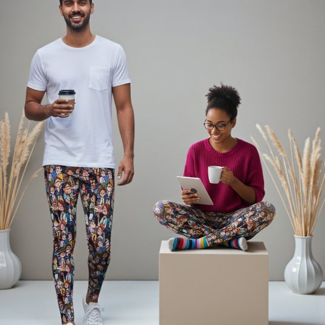 Arbeitsstress schwarz  leggings (Von Creator hochgeladen)