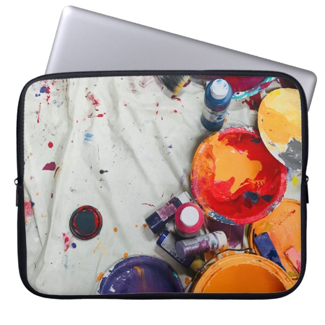 Arbeitsstudio Laptopschutzhülle (Vorderseite)