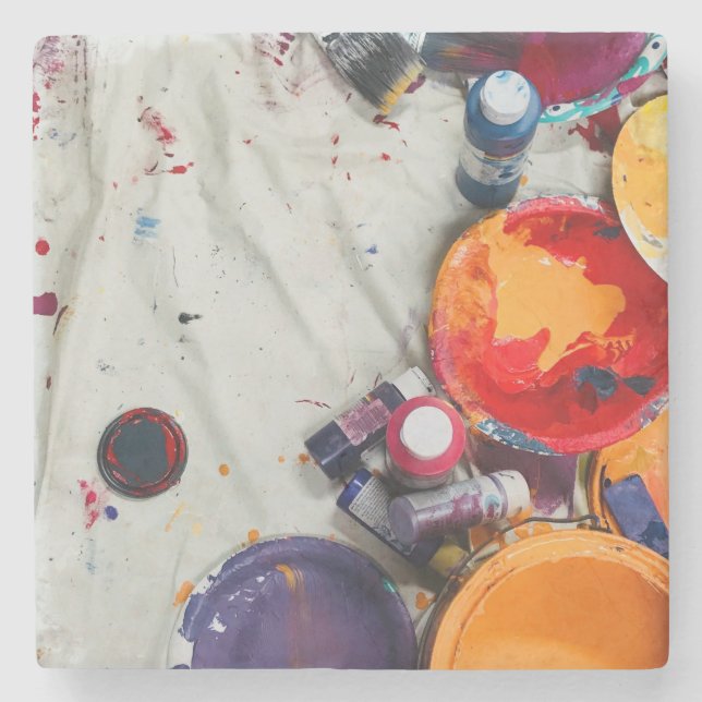 Arbeitsstudio Steinuntersetzer (Vorderseite)