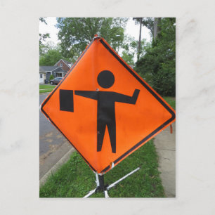 Arbeitssymbol Postkarte