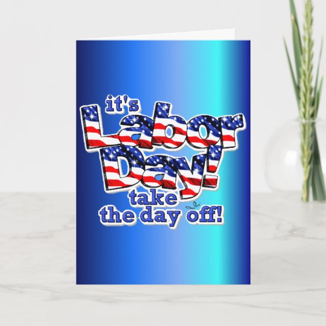 Arbeitstag Karte (Vorderseite)