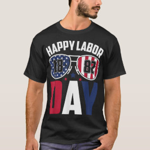 Arbeitstag Schlampen 1882 Amerikanische Flagge Män T-Shirt
