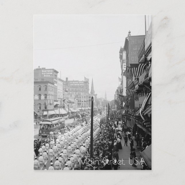 Arbeitstagsparade Postkarte (Vorderseite)